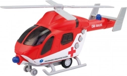 Rettungsdienst-Helikopter mit Schwungrad, Licht und Sound