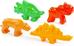 Förmchenset Tiger, Dinosaurier und Mammut