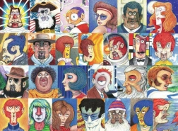 Puzzle Ravensburger Alphabet in Gesichtern 500 Teile