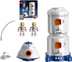 Interaktives Spielzeug Raumstation mit Astronauten und Shuttle