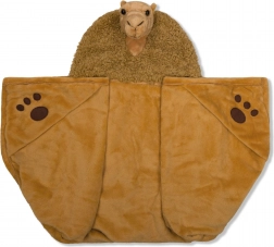 Warme Decke mit Kapuze Kamel von Cozy Noxxiez