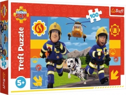 Puzzle mit 100 Teilen – immer hilfsbereit FEUERWEHRMANN SAM TREFL