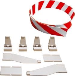 Leitplanken und Halter für Carrera Evolution, Digital 132 und Digital 124 – Set 3 m