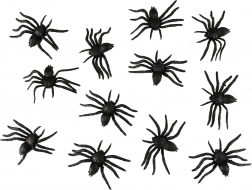 Gruselige Dekoration Spinnen für Halloween