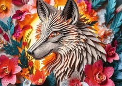 Puzzle Paper Art: Wolf 1000 Teile