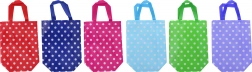 Geschenktasche aus Vliesstoff M 32 × 36 × 12 cm, ganzjährig, bunter Mix
