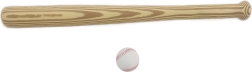 Baseballschläger mit Ball 59,5 cm