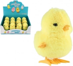 Hüpfendes Plastikküken zum Aufziehen