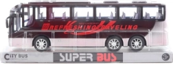 Schwarzer Bus mit Schwungrad