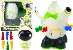 Geschicklichkeitsspiel Springender Astronaut mit Rakete