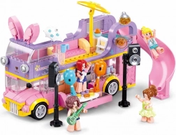 Sluban Rock Musik-Wohnbus Doppeldecker Bausteinset