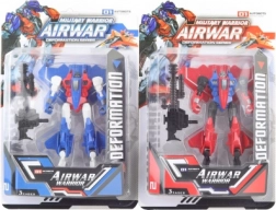 Faltbarer Roboter-Jet aus Kunststoff 12 × 8 cm