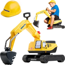 Rutscher-Bagger KOMATSU mit drehbarer Kabine und Helm