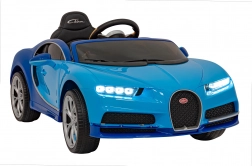 Bugatti Chiron Kinder-Elektroauto blau mit Fernbedienung
