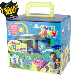 Sada Tubi Jelly – 6 Farben mit kleinem Aquarium und Zahlen