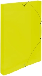 Box mit Gummizug für Dokumente A4 Gelb
