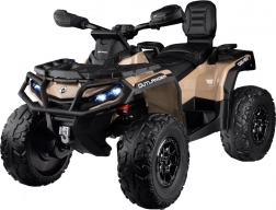 Elektrisches Kinder-Quad CAN‑AM OUTLANDER 4x4 mit LED-Panel 24V – Beige