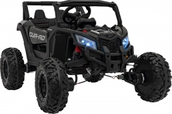 Elektrisches Kinder-Elektroauto Buggy ATV Defend 4x4 – schwarz