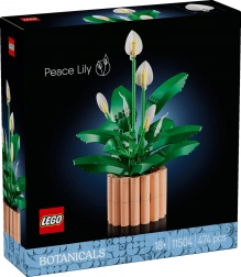 LEGO Botanicals Einblatt (Spathiphyllum) – Bauset für Erwachsene