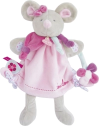Doudou Plüsch-Handpuppe Maus 28 cm