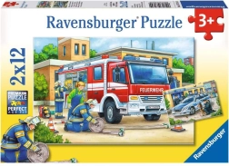 Puzzle RAVENSBURGER Polizei und Feuerwehr 2×12 Teile