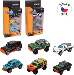 Metall-Autos 1:64 – Set mit 3 Stück, 2 Varianten