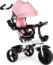 Kinder-Dreirad mit drehbarem Sitz 360° rosa ECOTOYS