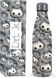 Thermos mit weißer Katze 500 ml