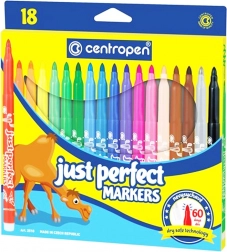 Filzstifte Centropen Just Perfect – Großes Set mit 18 Farben