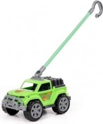 Schiebeauto für Kinder mit grünem Griff – Offroad