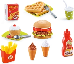 Bunter Lebensmittelsatz für Kinder