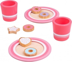 Bigjigs Toys Holzset Kekse mit Milch
