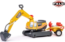 Rutscher Super Kettenbagger mit Anhänger