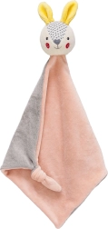 Petit Collage Schmusetuch Häschen rosa aus Bio-Baumwolle