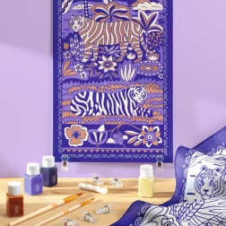 Seidenmalerei Atelier 10 von DJECO