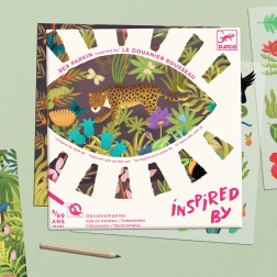 DJECO Abreibebilder inspiriert von Douanier Rousseau