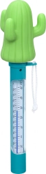 Schwimmendes Poolthermometer in Kaktusform