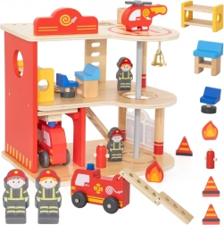 VIGA Holz-Feuerwache, 3 Etagen, 14 Teile