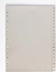 Register A4 A-Z Grau