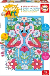 Educa Malen nach Zahlen – Flamingos
