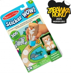 Sticker WOW! Häschen mit Stempeln