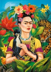 Trefl Puzzle Premium Plus – Porträt von Frida Kahlo, 1000 Teile
