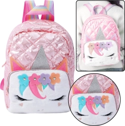 Kinder-Schulrucksack Einhorn rosa 32 cm
