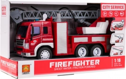 Feuerwehreinheit mit Licht, Sound und Wasser 1:16