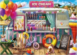 Puzzle EDUCA – Eiswagen, 500 Teile