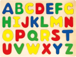 Holzpuzzle mit Alphabet-Einlage für Kinder von Bino