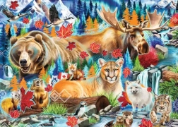 Puzzle Kanadas wilde Raubtiere 1000 Teile RAVENSBURGER