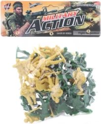 Plastiksoldaten im Beutel 6 cm – zwei farbige Sets