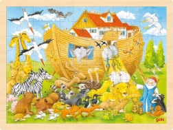Goki Holzpuzzle Arche Noah 96 Teile