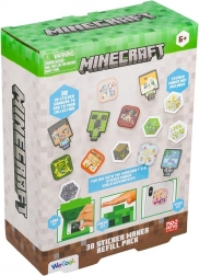 Minecraft 3D Sticker-Herstellungsset – Nachfüllset